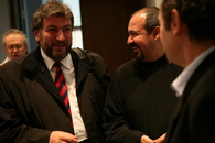   � Basarab Nicolescu/CIRET - Fr. Prof. Ioan Chirila (Romania), Fr. Dr. George Istodor (Romania and the actor Dan Puric (Romania). 
